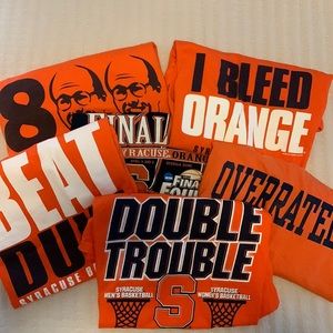 Vintage Syracuse University basketball t-shirts
